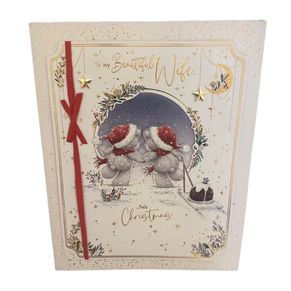 Beautiful Wife - Christmas Card