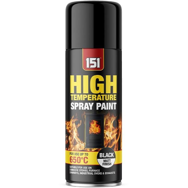 151-black-matt-high-temperature-spray-paint-400ml