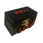 Love Decorated Wooden Box