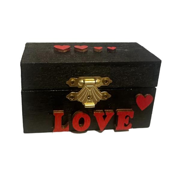 Love Decorated Wooden Box