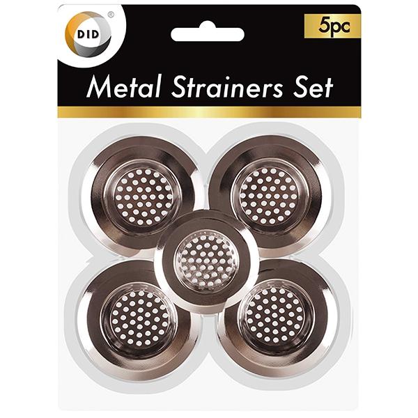 Metal Strainers Set 5 Pack