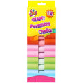 Assorted Colour Giant Pavement Chalks 12 Pack