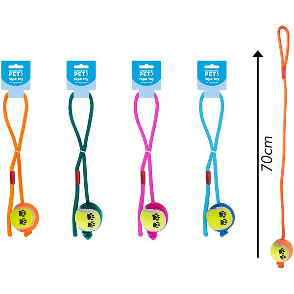 Dog Tug Toy with Ball