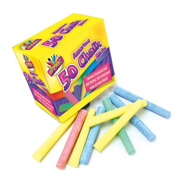 artbox-assorted-chalk-sticks-50-pack