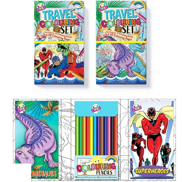 artbox-dinosaurs-and-superheroes-travel-colouring-set