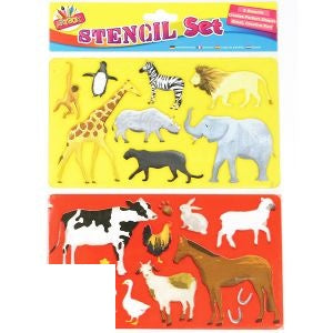 artbox-fun-animals-stencil-set-2-pack
