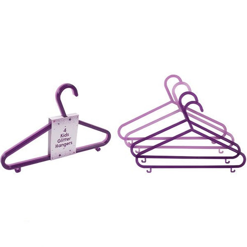 assorted-colour-kids-glitter-coat-hangers-4-pack