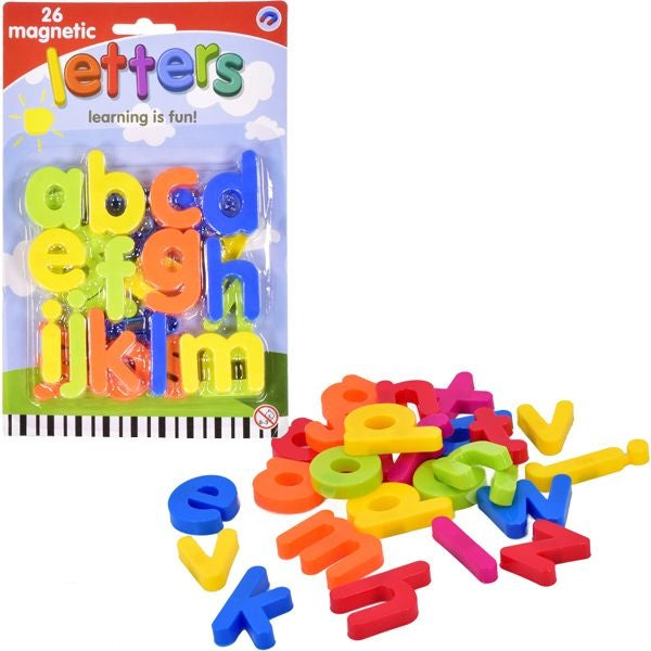 assorted-colour-lower-case-magnetic-letters-26-pack