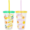 bello-crazy-straw-party-tumblers-650ml-assorted