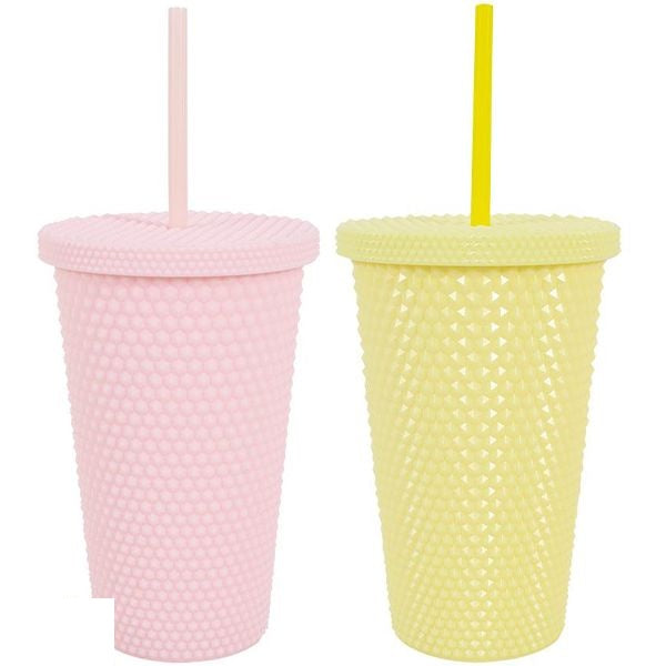 bello-double-wall-tumbler-with-straw-500ml-assorted-colours