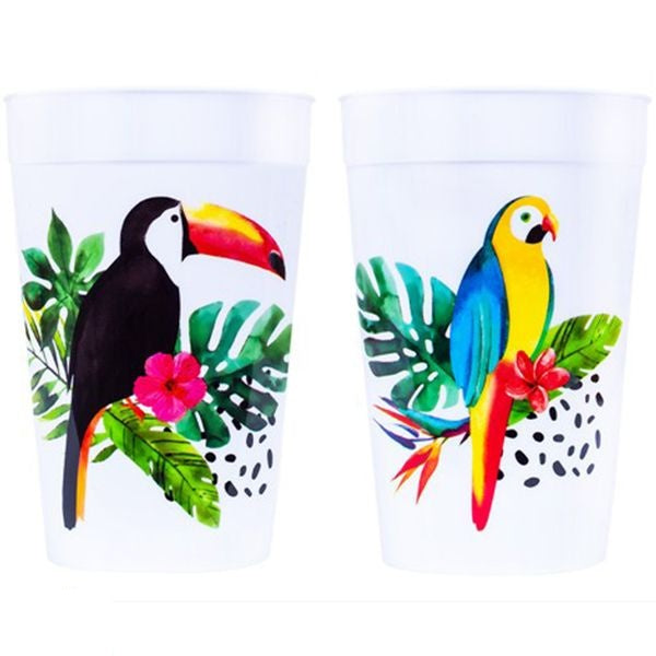 bello-plastic-aloha-summer-party-cup-300ml-4-pack-assorted