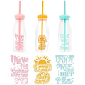 bello-plastic-summer-bottles-with-straw-525ml-assorted