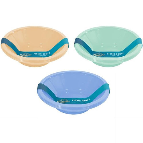 bello-plastic-summer-picnic-bowls-18cm-4-pack-assorted-colours