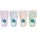 bello-striped-paper-tumbler-12oz-10-pack-assorted-colours