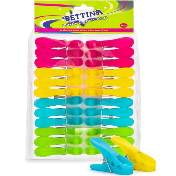 bettina-assorted-colours-plastic-clothes-pegs-24-pack