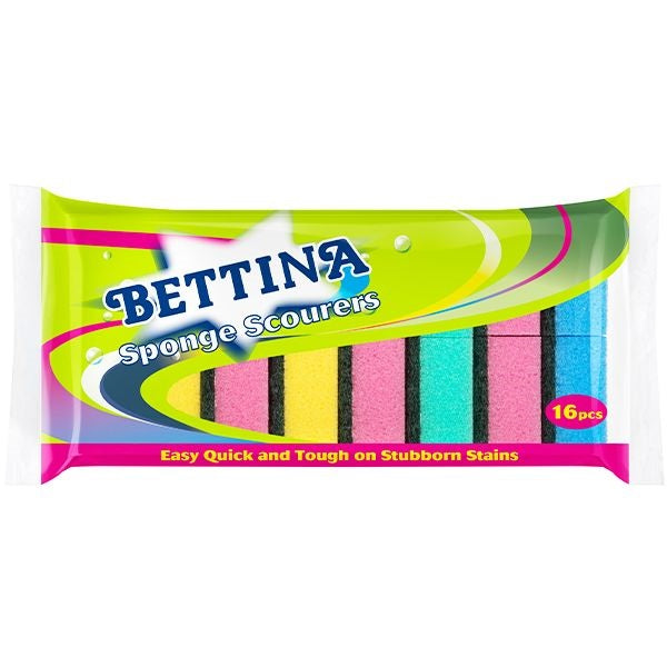 bettina-multicoloured-sponge-scourers-16-pack