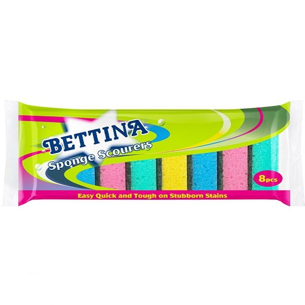 bettina-multicoloured-sponge-scourers-8-pack