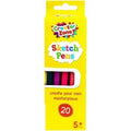 creator-zone-assorted-colour-sketch-pens-20-pack
