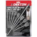 dekton-10pc-flat-wood-drill-bit-set