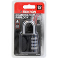 dekton-4-number-80mm-combination-padlock