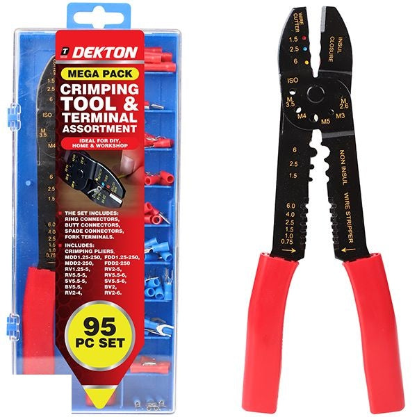 dekton-crimping-tool-and-terminal-assortment-mega-pack-95pc