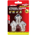 dekton-gecko-grip-adhesive-chrome-utensil-hook-set-3pc