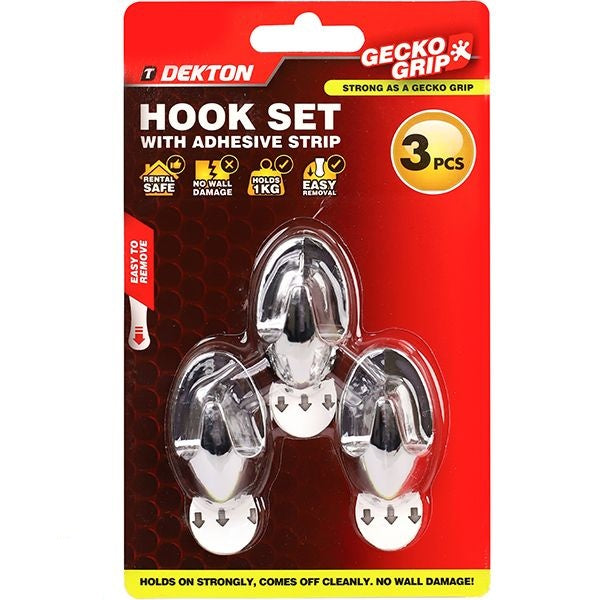 dekton-gecko-grip-chrome-adhesive-hook-set-3pc