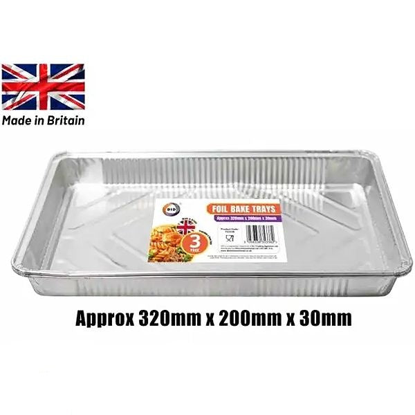 did-foil-bake-trays-3-pack-32cm-x-20cm-x-3cm