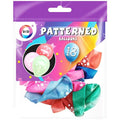 did-star-patterned-balloons-assorted-colours-18-pack