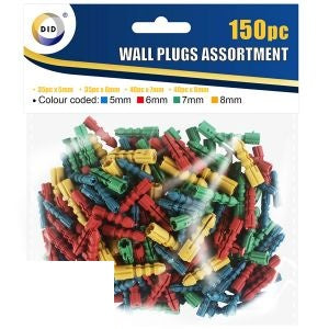 did-wall-plugs-assortment-150-pack
