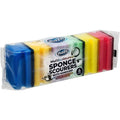 duzzit-multicoloured-handgrip-sponge-scourers-6-pack