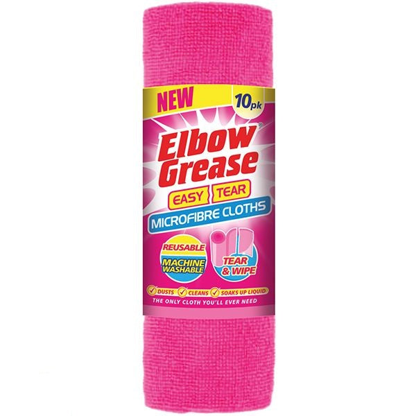 elbow-grease-easy-tear-reusable-pink-microfibre-cloths-10-pack