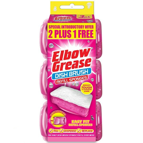 elbow-grease-pink-dish-brush-refill-sponges-3-pack