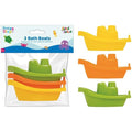 first-steps-baby-bath-boats-assorted-colours-3-pack