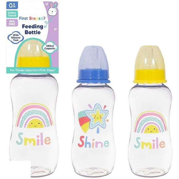 first-steps-baby-feeding-bottle-300ml-assorted