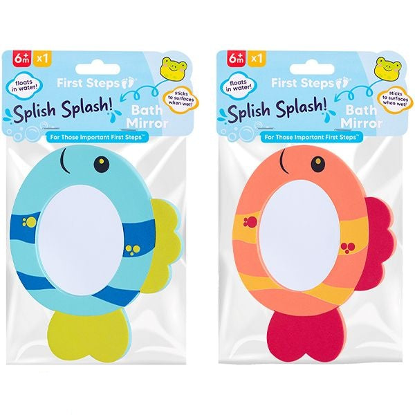 first-steps-cute-fish-bath-foam-mirror-assorted