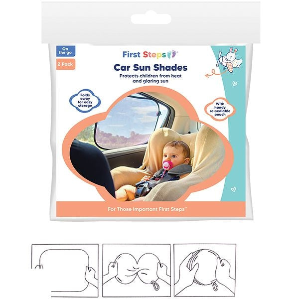 first-steps-mesh-car-sunshade-2-pack-44cm-x-36cm