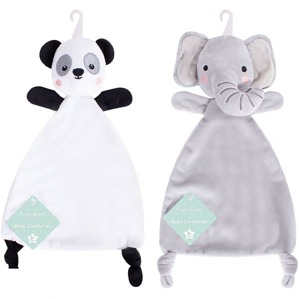 first-steps-soft-animal-baby-comforter-25cm-x-25cm-assorted