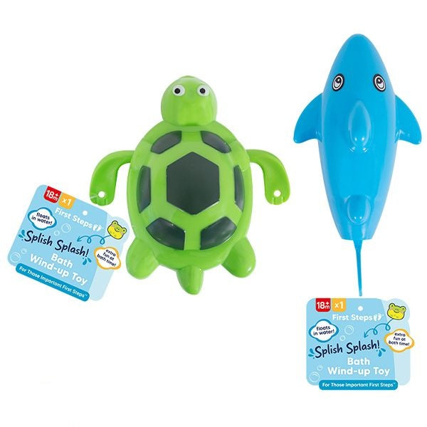 first-steps-turtle-and-shark-wind-up-bath-toy