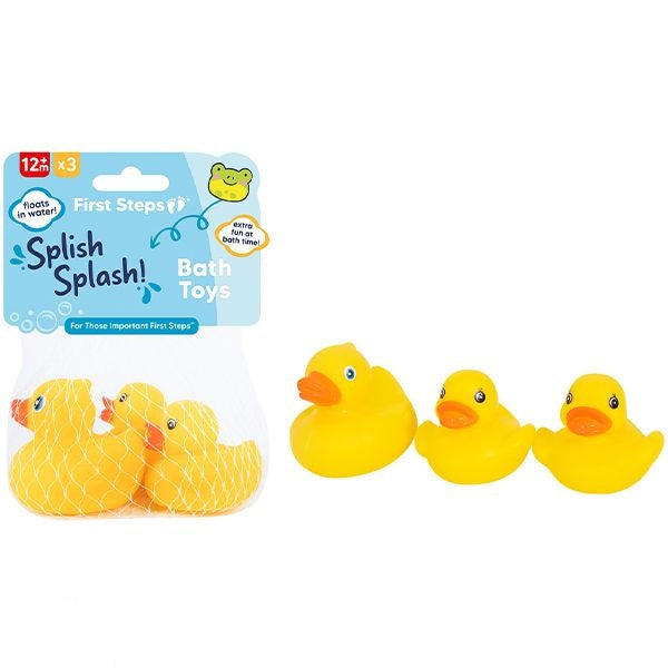 first-steps-vinyl-duck-family-bath-toys-3-pack