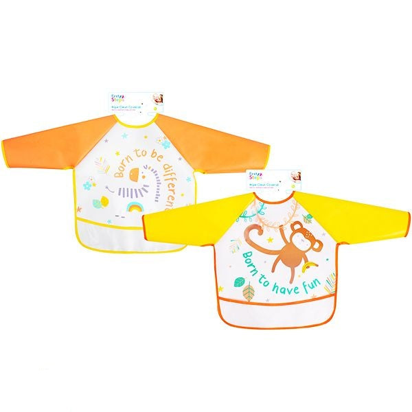 first-steps-wipe-clean-coverall-baby-bib-assorted