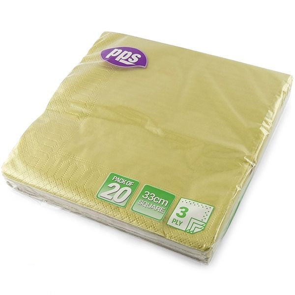 gold-3-ply-paper-napkins-33cm-20-pack