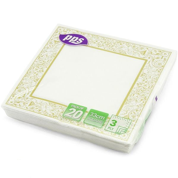gold-border-3-ply-paper-napkins-33cm-20-pack