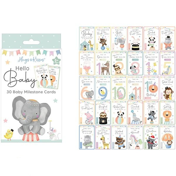 hugs-and-kisses-baby-memorable-moments-cards-30-pack