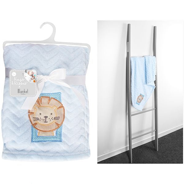 hugs-and-kisses-blue-lion-baby-blanket-75cm-x-100cm