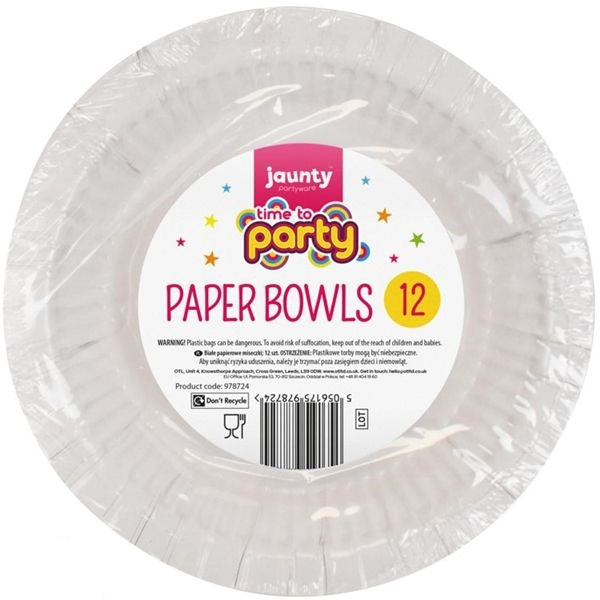 jaunty-time-to-party-white-paper-bowls-12-pack