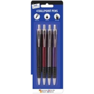 just-stationery-4-ballpoint-pens