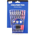 just-stationery-assorted-colour-retractable-ballpoint-pens-8-pack
