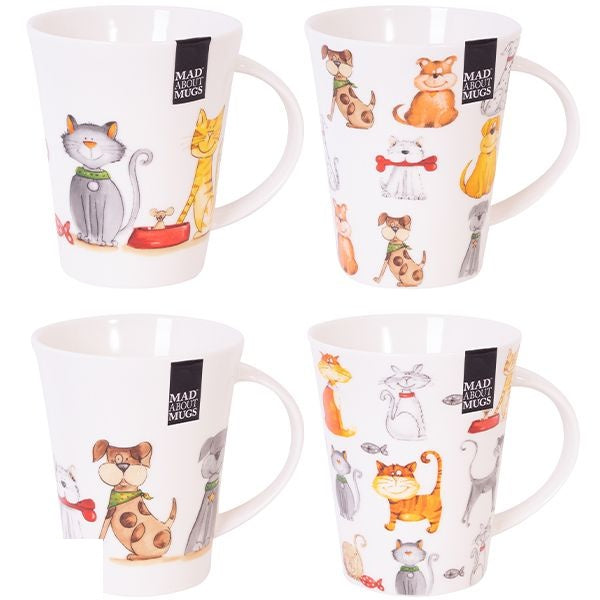 mad-about-mugs-new-bone-china-cat-and-dog-mug-13oz