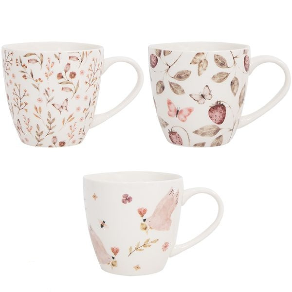 mad-about-mugs-new-bone-china-strawberry-floral-mug-340ml